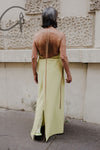BASERANGE Lago dress DRLI-WS-SP24 green and yellow (DRLI-WS-000)